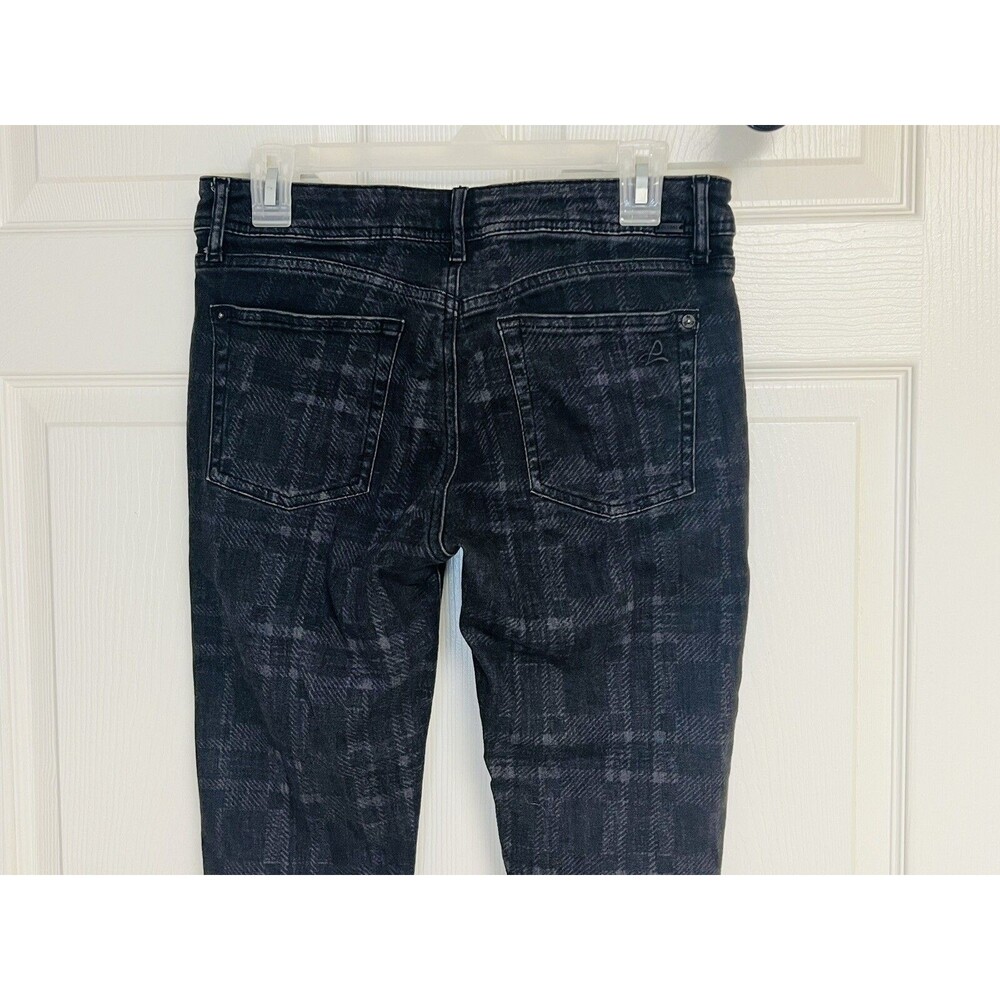 DL1961 Size 29 Florence Instasculpt Dahlia Printed Black Denim - Picture 5 of 11